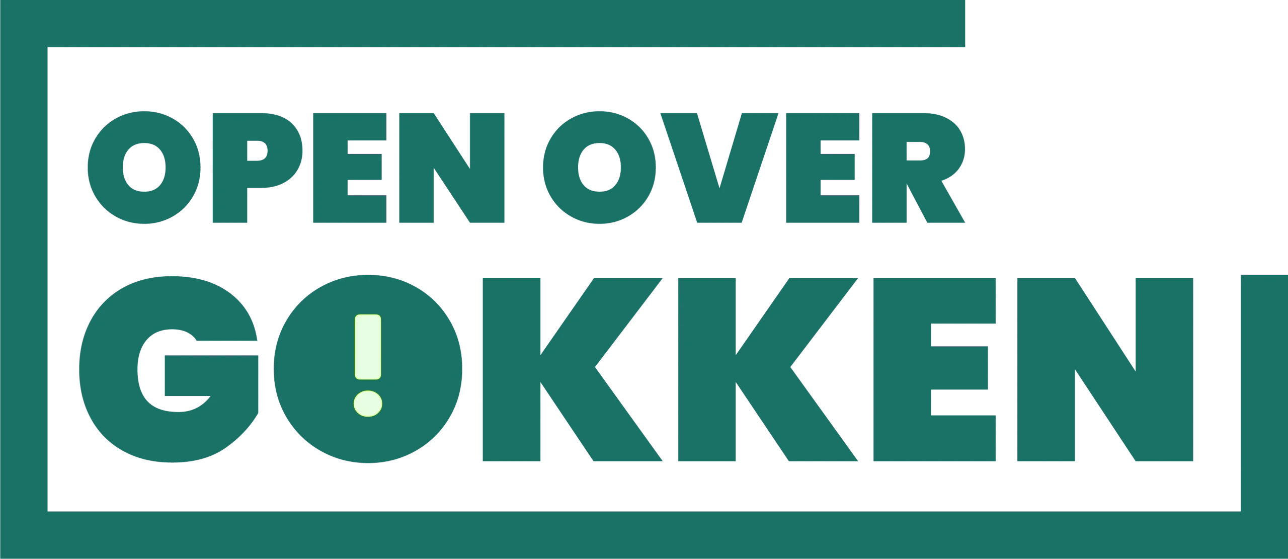 openovergokken